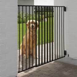 ZOOSHOP.ONLINE - Tiešsaistes Mājdzīvnieku Veikals - Перегородка собакам для сада и террасы 84 - 154 см SAVIC Dog Barrier Outdoor В 95 см