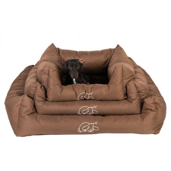 ZOOSHOP.ONLINE - Tiešsaistes Mājdzīvnieku Veikals - Прочная кровать для собак Strong & Soft коричневая L, XL, XXL