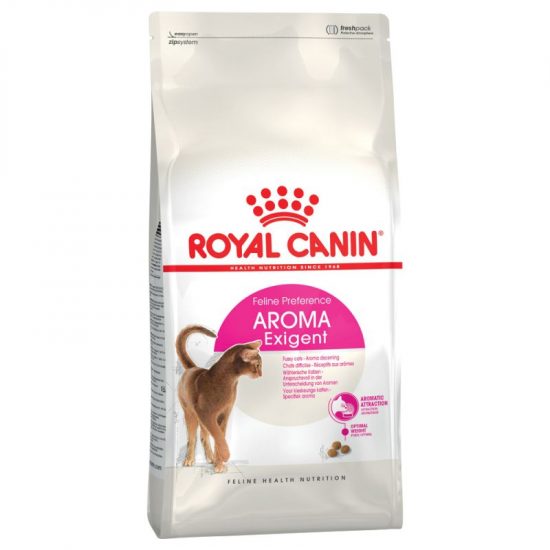 ZOOSHOP.ONLINE - Tiešsaistes Mājdzīvnieku Veikals - Royal Canin Aroma Exigent Adult sausā kaķu barība 10kg