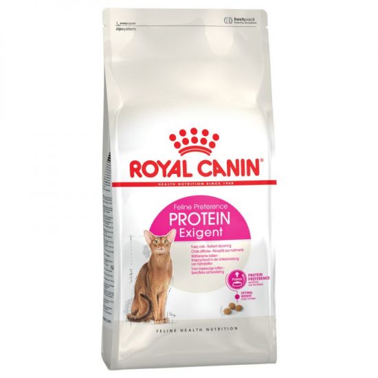 ZOOSHOP.ONLINE - Tiešsaistes Mājdzīvnieku Veikals - Royal Canin Protein Exigent сухой корм для кошек 10 кг