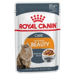 ZOOSHOP.ONLINE - Tiešsaistes Mājdzīvnieku Veikals - Royal Canin Intense Beauty mērcē 12 x 85 gr