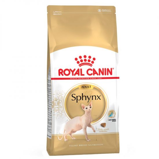 ZOOSHOP.ONLINE - Tiešsaistes Mājdzīvnieku Veikals - Royal Canin Sphynx сухой корм для кошек 10 кг