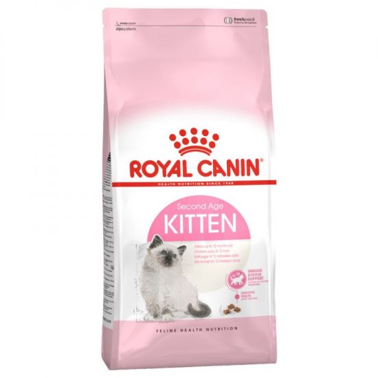 ZOOSHOP.ONLINE - Tiešsaistes Mājdzīvnieku Veikals - Royal Canin Kitten sausā kaķu barība 10 kg