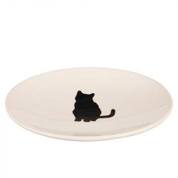 ZOOSHOP.ONLINE - Tiešsaistes Mājdzīvnieku Veikals - Trixie керамическая тарелка с рисунком кошки