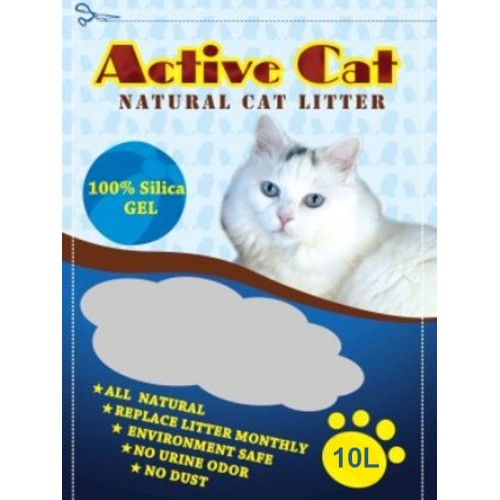 Силиконовый наполнитель для кошачьего туалета Active Cat