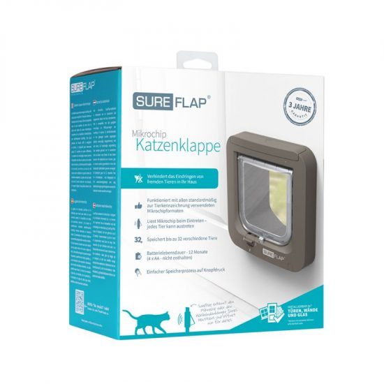 SureFlap Microchip Pet Door durvis kaķiem un maziem suņiem
