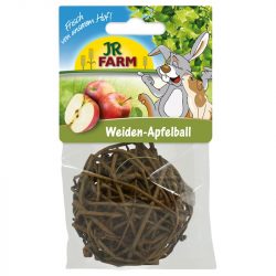 ZOOSHOP.ONLINE - Tiešsaistes Mājdzīvnieku Veikals - Беззерновой шар с лакомствами для грызунов JR Farm Willow Apple Ball