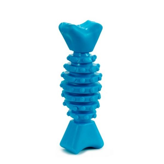 ZOOSHOP.ONLINE - Tiešsaistes Mājdzīvnieku Veikals - Цветная игрушка с рельефом для собак 12 х 3,5 х 3,5 см