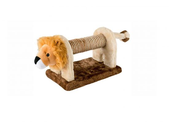 ZOOSHOP.ONLINE - Tiešsaistes Mājdzīvnieku Veikals - Rotaļlieta kaķiem ar grabulīti no sizala un plīša. Lauva