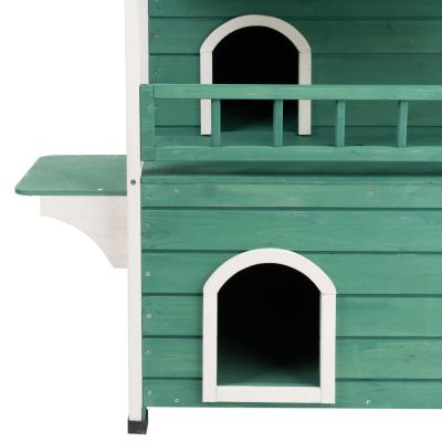 ZOOSHOP.ONLINE - Tiešsaistes Mājdzīvnieku Veikals - Деревянный домик для кошек и маленьких собак
