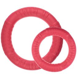 ZOOSHOP.ONLINE - Tiešsaistes Mājdzīvnieku Veikals - JK Animals Magic Ring Red - прочное кольцо для собаки, плавающее
