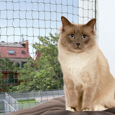 ZOOSHOP.ONLINE - Tiešsaistes Mājdzīvnieku Veikals - Балконная армированная сетка для кошек Trixie Wire 2 х 1,5 м