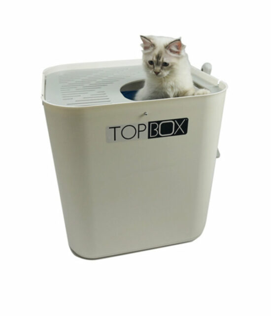 ZOOSHOP.ONLINE - Tiešsaistes Mājdzīvnieku Veikals - Дизайнерский туалет для кошек Top Box XL