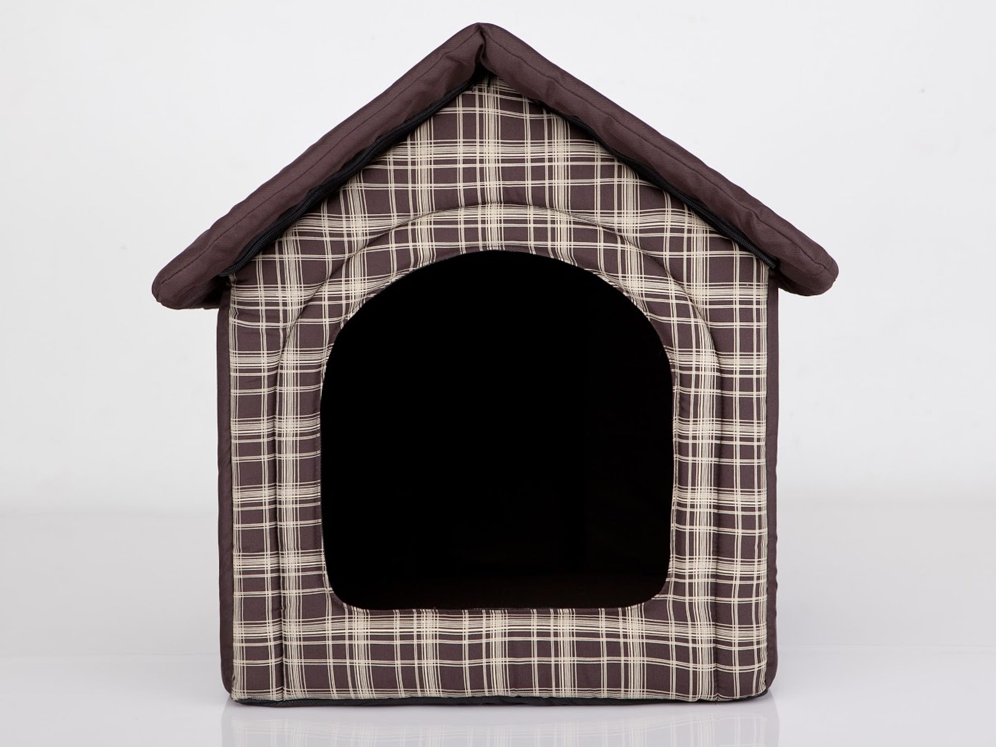 ZOOSHOP.ONLINE - Tiešsaistes Mājdzīvnieku Veikals - Текстильный домик для собаки Reedog Brown Strips